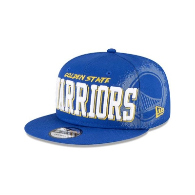 Sapca New Era Golden State Warriors NBA Faded 9FIFTY Snapback - Albastri